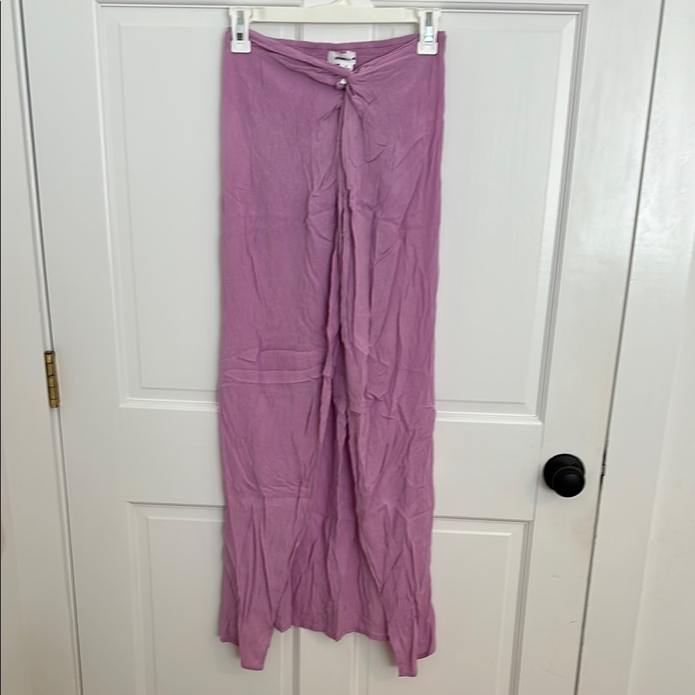 Lavender Twisted Knot Sarong Beach Skirt